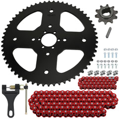 CILOYU 60T sprocket close-up with 40mm bore for mini bikes and torque gains