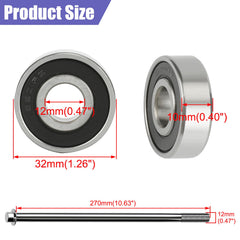 CILOYU axle bolt and gasket protect bearings from dirt and water