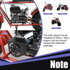 CILOYU baja-doodlebug-db30-clutch-cover blocks leaves from entering the clutch area