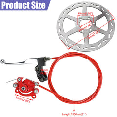 CILOYU brake kit packaging includes all components for setup.