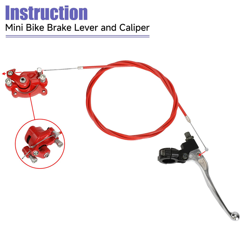 CILOYU 55-inch cable sleeve protects the brake line length