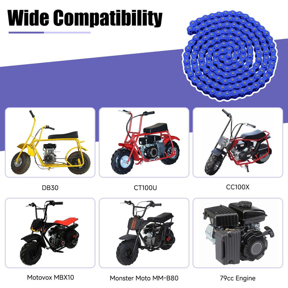 CILOYU compatibility visual for CT100U CC100X mini bikes