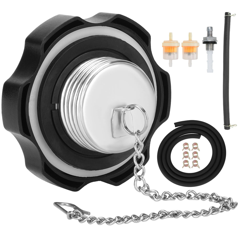 CILOYU gas tank cap with chain for Predator 212cc engine, secure seal