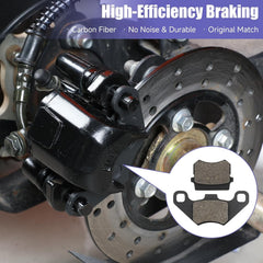 KT196 essential parts list supporting maintenance on go-kart braking systems.
