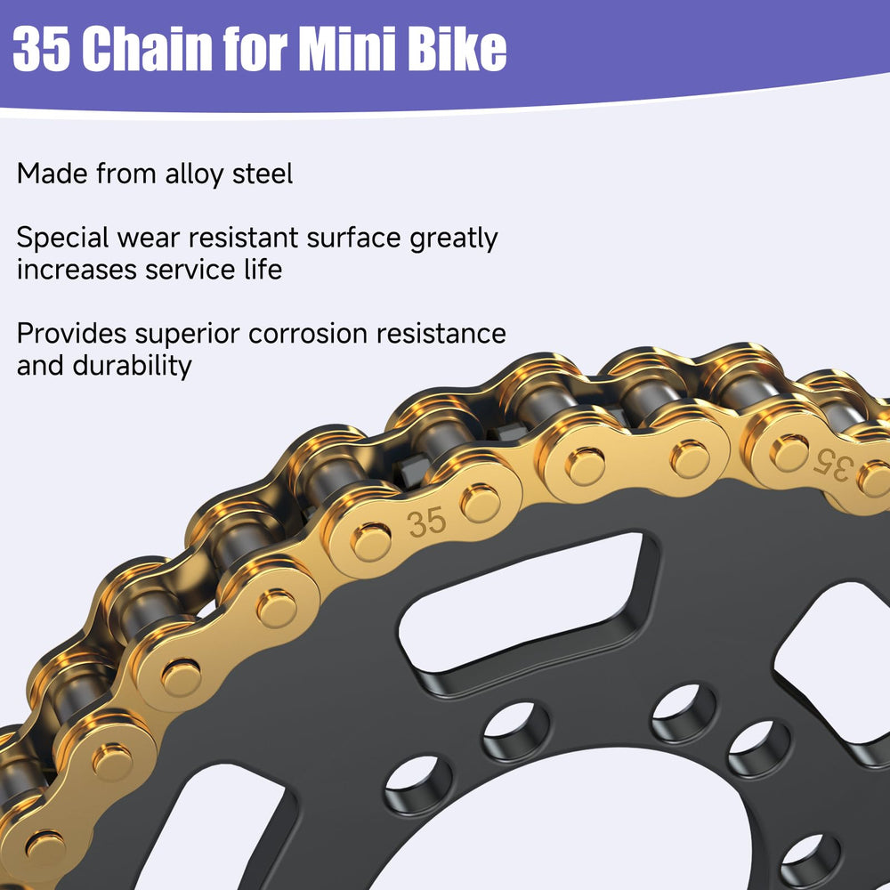 CILOYU mini-bike 35 chain package showing complete kit.