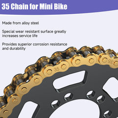 CILOYU mini-bike 35 chain package showing complete kit.