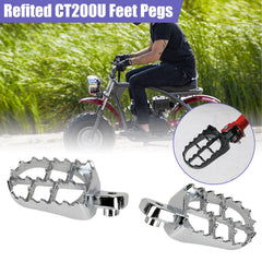 CILOYU mini bike foot pegs rain-ready grip for slippery surfaces