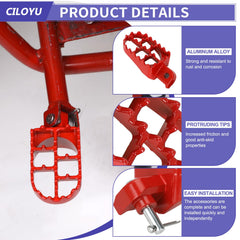 CILOYU mini bike pegs easy-installation for quick upgrades.