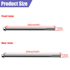 CILOYU minibike stability axle kit helps reduce wobble.