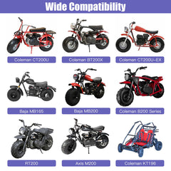 CILOYU note on mounting hole distance 8.0 cm for compatibility check.