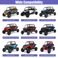 CILOYU hitch fits Polaris RZR XP1000 and XP4 1000 models for versatile towing.