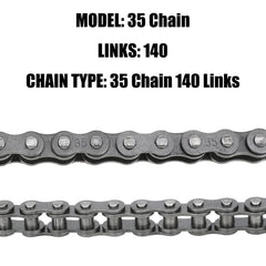 CILOYU precision tooth design ensures proper meshing with the chain.