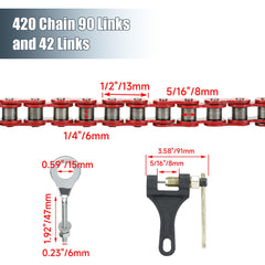 CILOYU Predator 212cc compatibility with 40-42 chain
