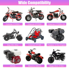 CILOYU Predator 224cc intake manifold adapter supports wide engine compatibility