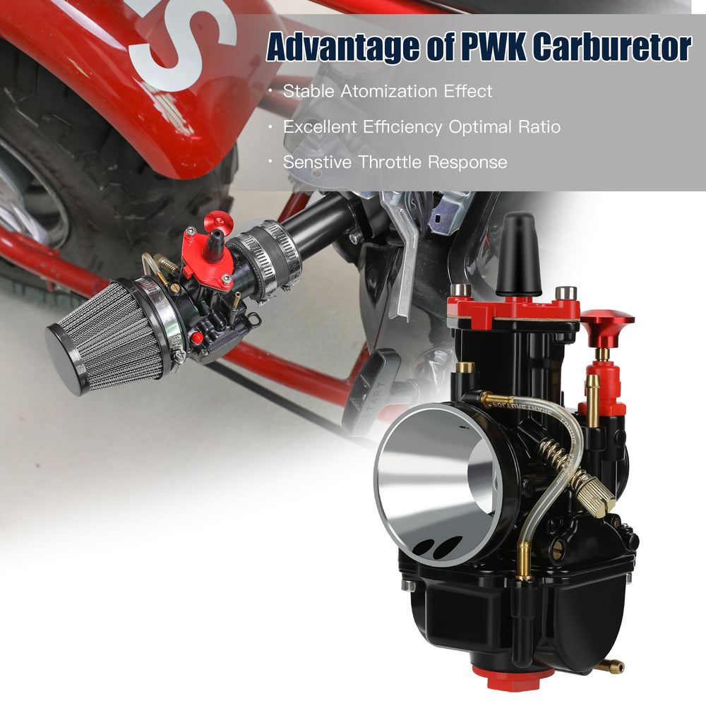 CILOYU PWK carburetor with black anodized finish for durability and look