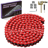 CILOYU red 35-chain shown for mini bike CT100U installation, smooth drivetrain upgrade