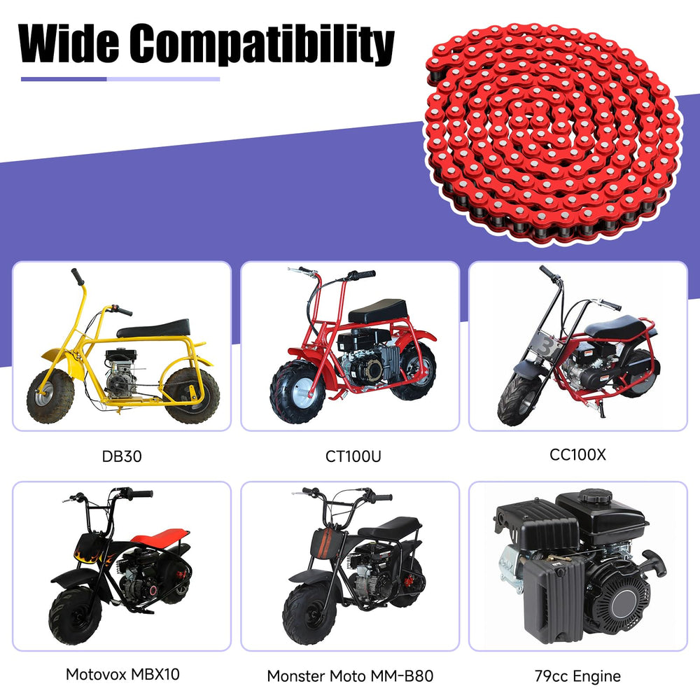 CILOYU red 35-chain with Predator 79cc–100cc, reliable ride for daily trails