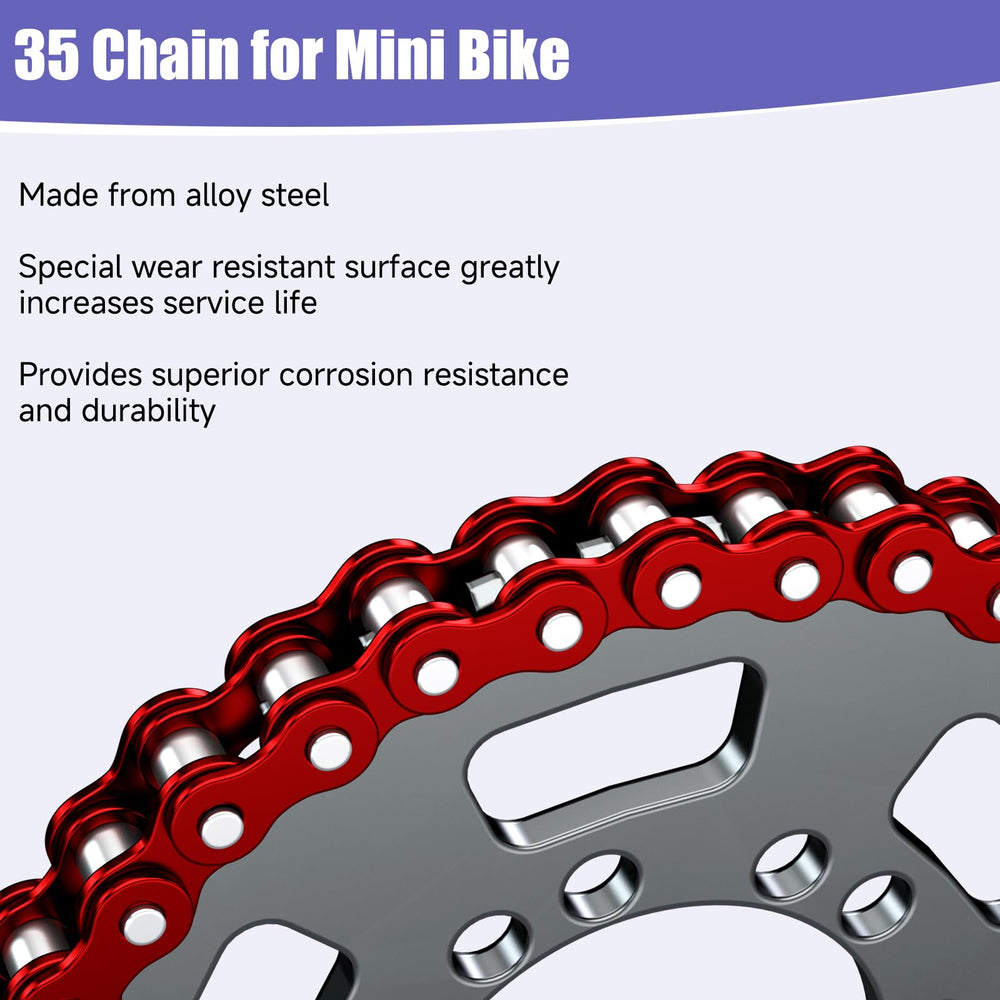 CILOYU red 35-chain alloy steel construction, long-lasting wear resistance