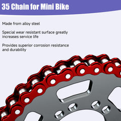CILOYU red 35-chain alloy steel construction, long-lasting wear resistance
