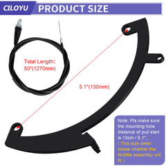 CILOYU speed control spring facilitates fine RPM adjustments.