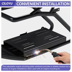 CILOYU mounting plate thick steel construction conveys high load-bearing capability