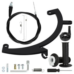 CILOYU throttle bracket mounted for precise mini bike control.