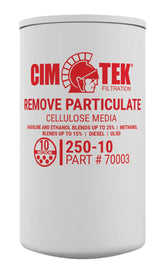 Cim-Tek 70003 filter body with spin-on design for quick replacement and clean fuel