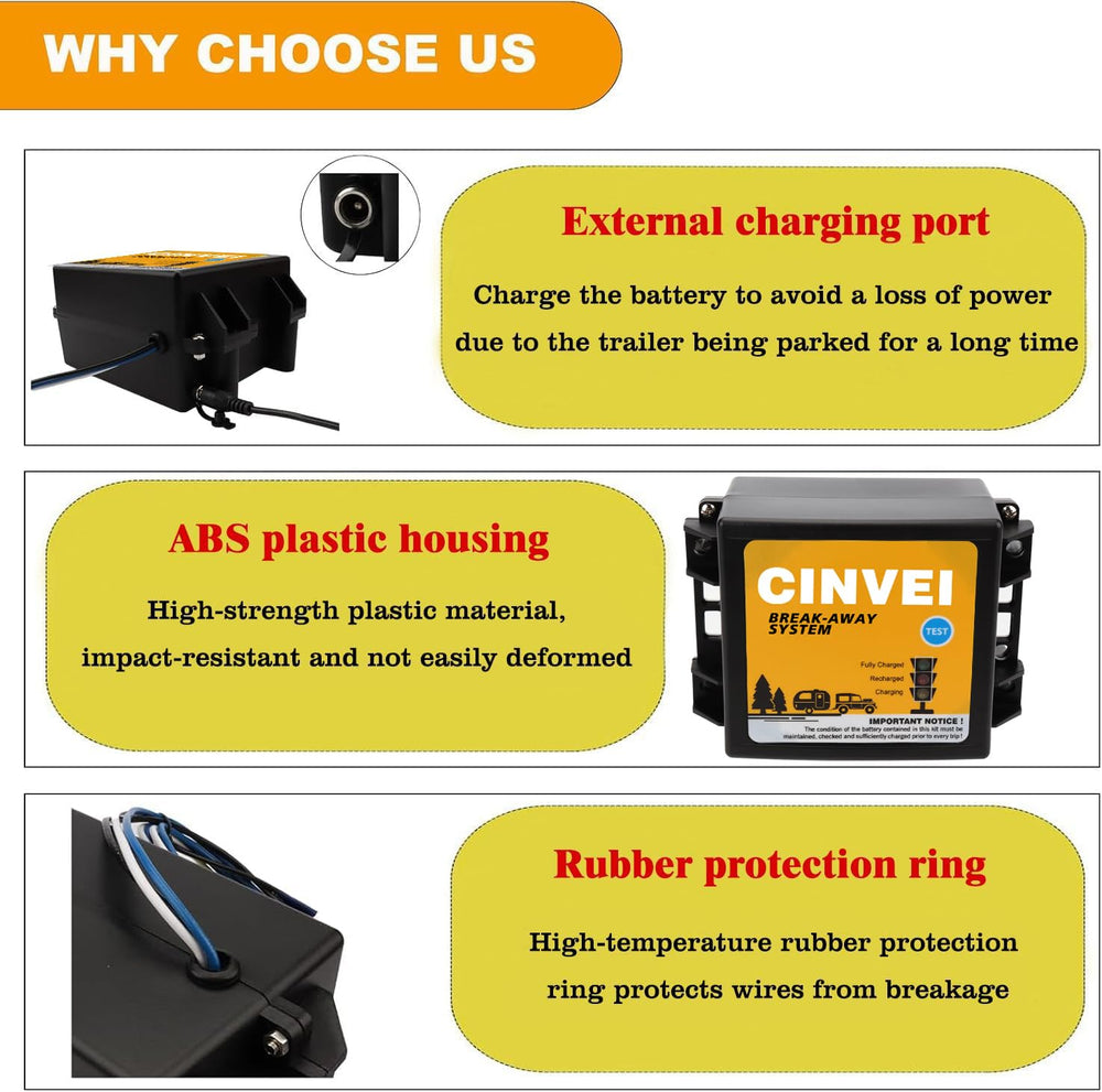 CINVEI rugged plastic housing protects components from weather