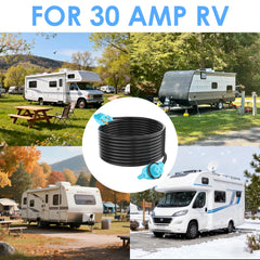 CircleCord cord organizer with storage bag keeps RV gear neatly stowed.