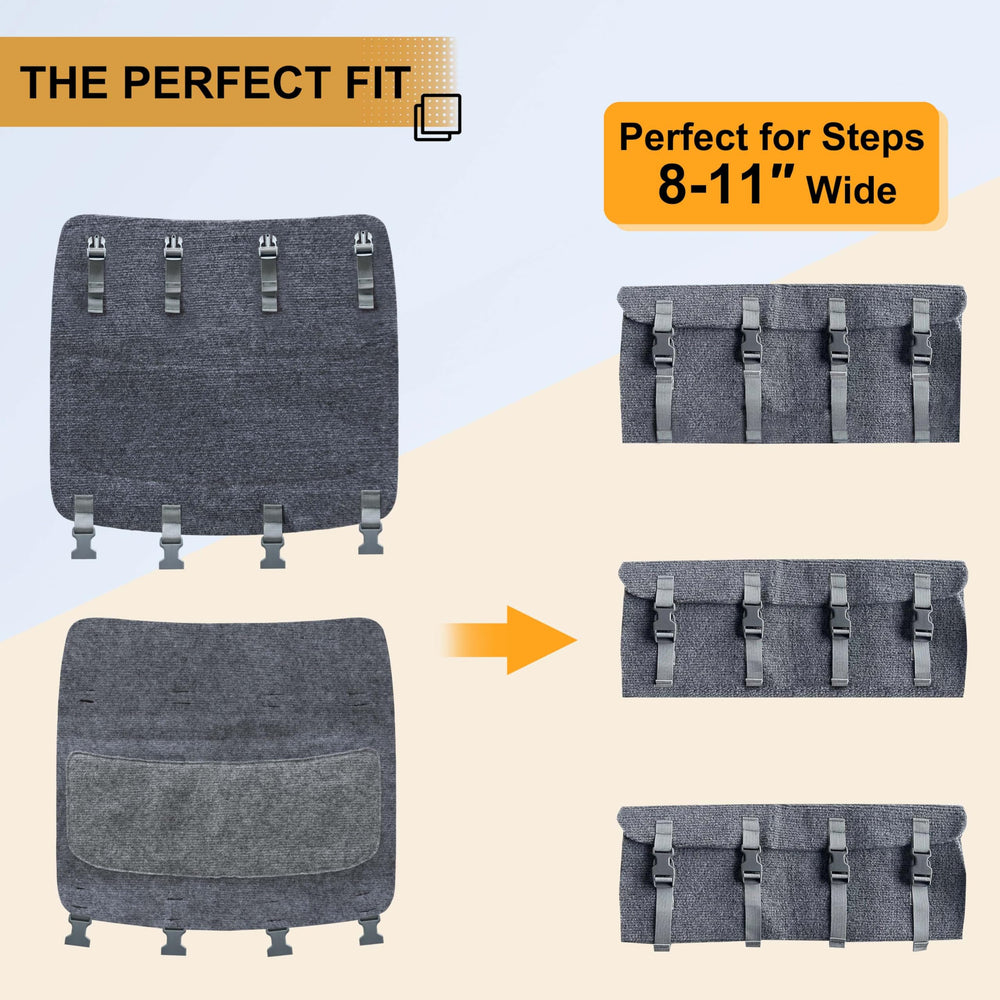 CircleRoad double-layer RV step rug for wear resistance