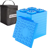 CircleRoad heavy-duty RV leveling blocks ready for stacking and precise leveling.