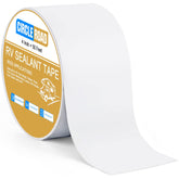 CircleRoad RV Roof Tape 4in-50ft roll shows durable butyl material for leak prevention.