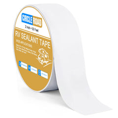 CircleRoad RV Roof Tape white 2in by 50ft for durable roof sealing