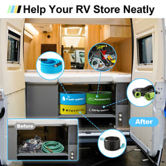 CircleRoad storage straps for drying and hanging hoses