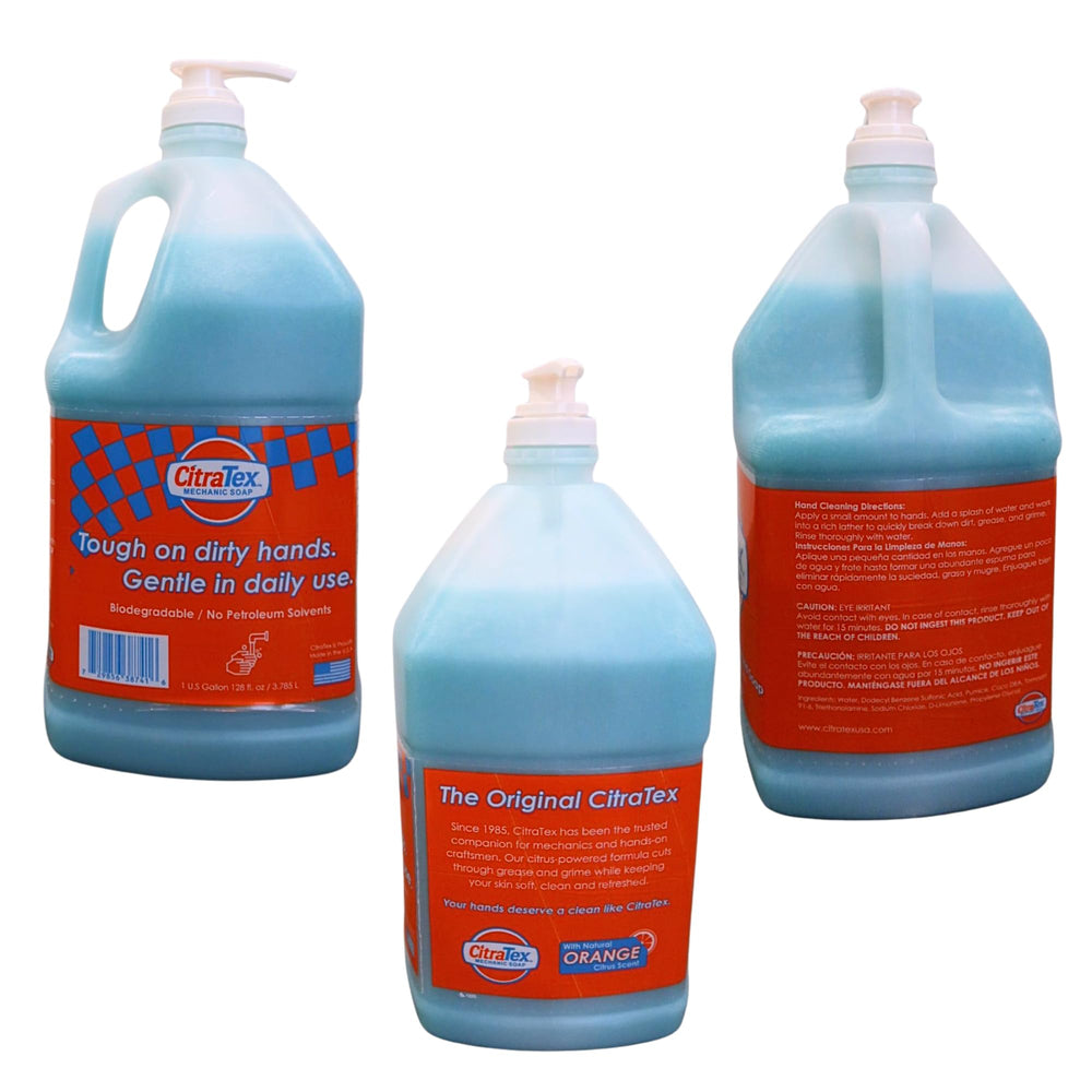 Citratex biodegradable formula reduces environmental impact while cleaning tough soils.