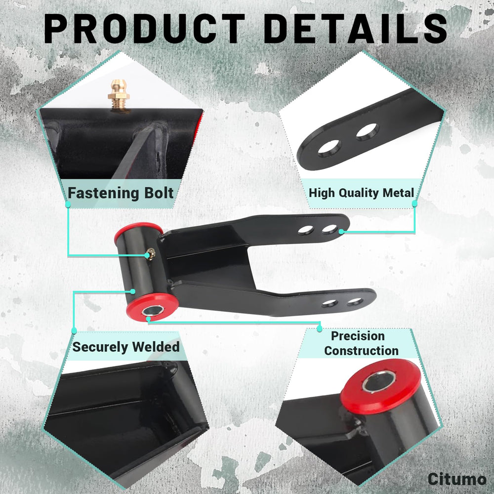 Citumo 410520 replacement shackle packaging label communicates compatibility and purpose for easier fitment