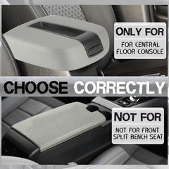 Citumo center console lid gray fitment coverage for 2007-2014 GM trucks and SUVs.