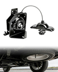 Citumo Silverado spare tire hoist underbody showing secure hold and easy access.