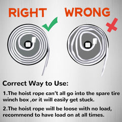 Citumo spare tire hoist installation steps demonstrated for home setup.