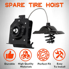 Citumo packaging and mounting hardware for quick setup of spare hoist.