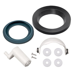 Ciuouient screws and plastic rings for secure assembly