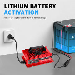 Ciyosmil charger back ports demonstrate versatile LiFePO4 connectivity for easy setup.