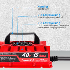 Ciyosmil charger wall-mount option enables space-saving, tidy installation.