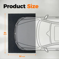 Cizistom mat cut-to-fit design fits custom garage spaces.
