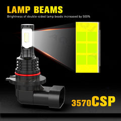 CJZJPV Four-piece kit includes H4/9003 high-low beams and 9005 fog lights