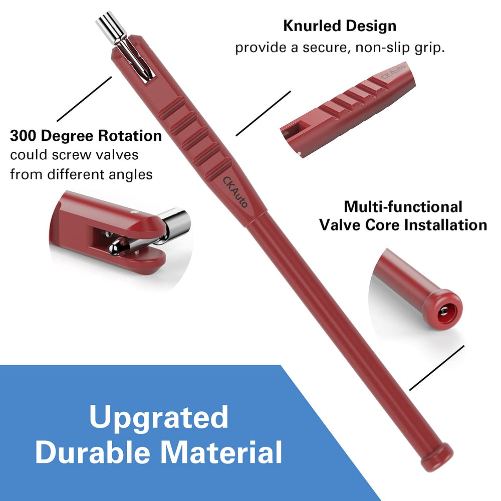 High-strength alloy construction delivers durable tire tool performance.