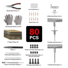 CKAuto tire plug kit plugs for tubeless tire patching
