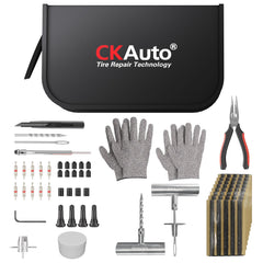 CKAuto tire plug kit tools for fast roadside repair