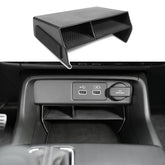 CKE center console organizer assembly view showing tidy storage options