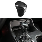CKE Civic gear shift knob cover with carbon fiber texture enhances interior style